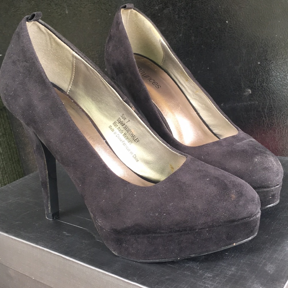 Black high heels